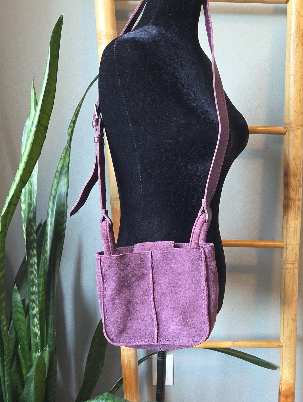 The Sak LOS FILEZ Suede Crossbody Bag